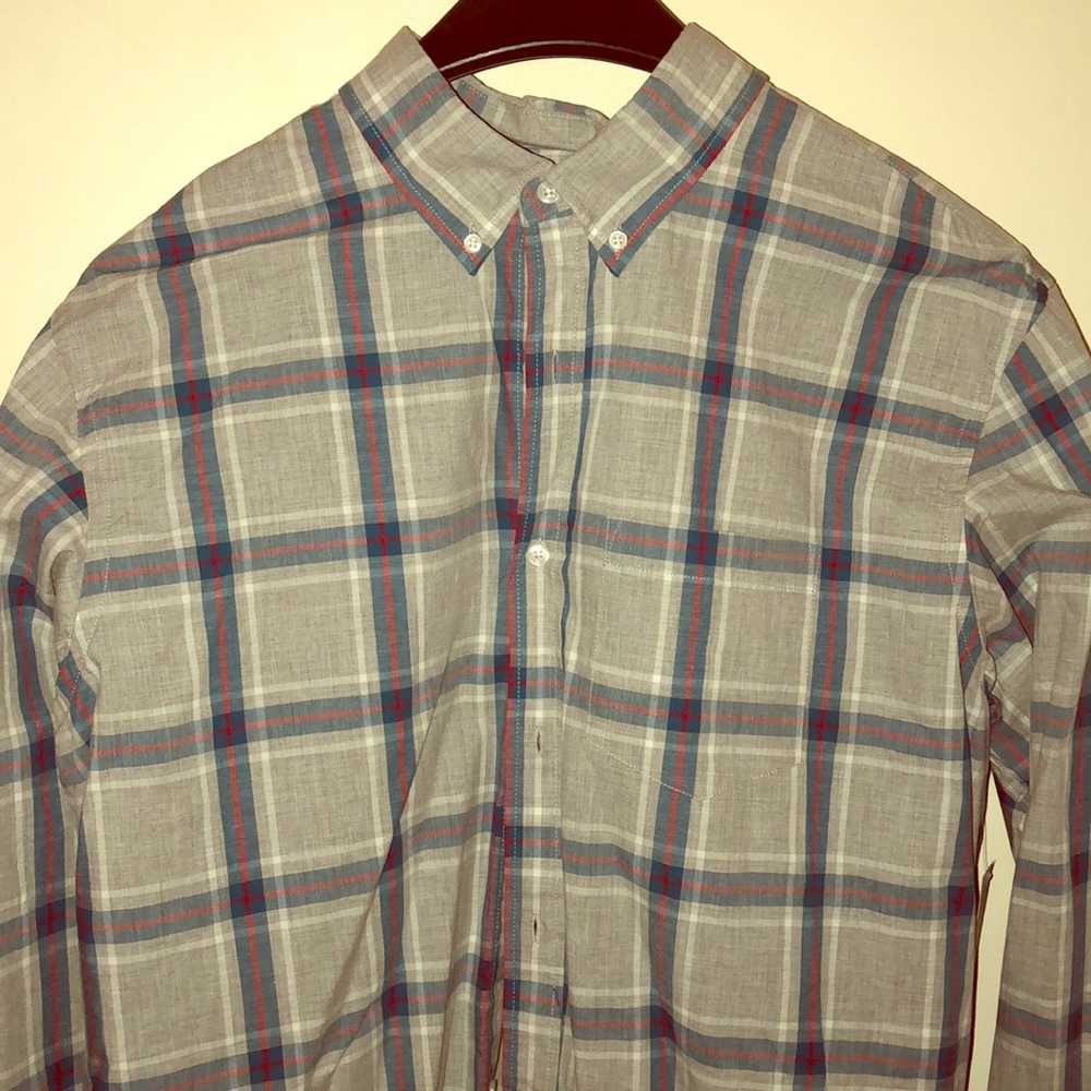 Striped casual button down
